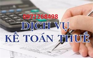 DỊCH VỤ KẾ TOÁN THUẾ