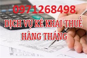 DỊCH VỤ BÁO CÁO THUẾ HÀNG THÁNG